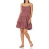 imageLucky Brand Womens Tiered Mini DressBurgundy
