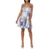 imageLucky Brand Womens Tiered Mini DressIndigo Multi