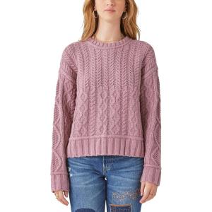 imageLucky Brand Womens Cable Crew SweaterNostalgia Rose