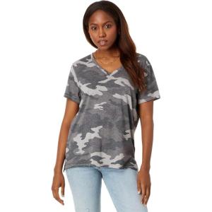imageLucky Brand Womens Classic VNeck TeeBlack Camouflage