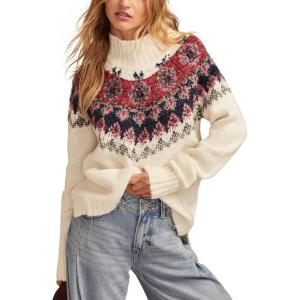 imageLucky Brand Womens Fairisle TurtleneckCream Combo