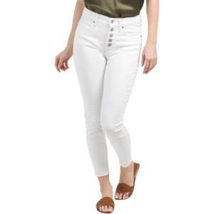 imageLucky Brand Womens High Rise Bridgette Straight Jean Bloom 31W X 29LClean White Fray Wash