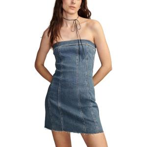 imageLucky Brand Womens Lucky Brand Womens Denim Corset DressKia