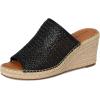 imageLucky Brand Womens Cabriah Espadrille Wedge SandalBlackBlack