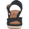 imageLucky Brand Womens Mindra Espadrille Wedge SandalBlack Heavy Canvas