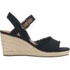 imageLucky Brand Womens Mindra Espadrille Wedge SandalBlack Heavy Canvas