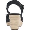 imageLucky Brand Womens Mindra Espadrille Wedge SandalBlack Heavy Canvas