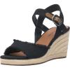 imageLucky Brand Womens Mindra Espadrille Wedge SandalBlack Heavy Canvas