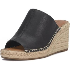 imageLucky Brand Womens Cabriah Espadrille Wedge SandalBlack Leather