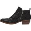 imageLucky Brand Womens Basel Ankle BootiesBlack Perforated Nubuck