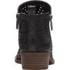 imageLucky Brand Womens Basel Ankle BootiesBlack Perforated Nubuck