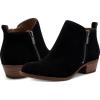 imageLucky Brand Womens Basel Ankle BootiesBlackNatural Oiled Suede