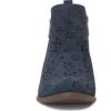 imageLucky Brand Womens Basel Ankle BootiesNavy Blazer Suede