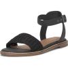 imageLucky Brand Womens Kimaya Flat SandalBlack Crochet
