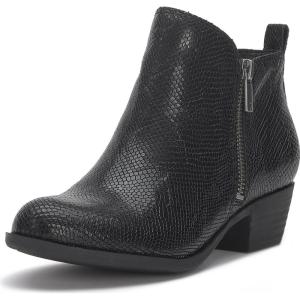 imageLucky Brand Womens Basel Ankle BootiesBlack Perforated