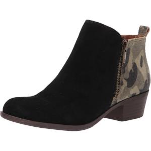 imageLucky Brand Womens Basel Ankle BootiesBlackCamo