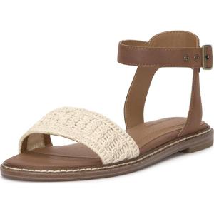 imageLucky Brand Womens Kimaya Flat SandalHazelnut Crochet