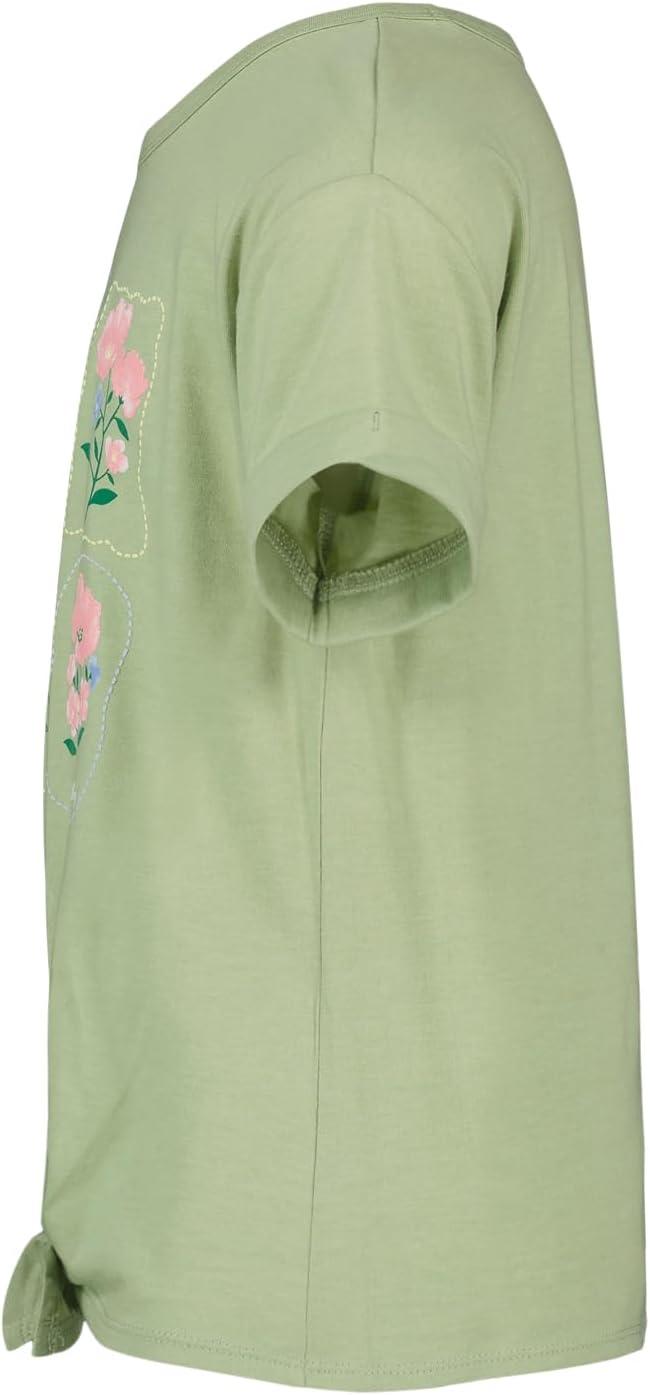 imageLucky Brand Girls Short Sleeve Graphic TShirt Tagless Cotton Tee with Fun DesignsSwamp Floral Stamp
