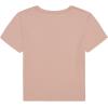 imageLucky Brand Girls Short Sleeve Graphic TShirt Tagless Cotton Tee with Fun DesignsCheckered Peach Whip