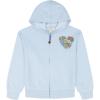 imageLucky Brand Girls Long Sleeve Fleece Full Zip Hoodie With Ribbed Cuffs amp WaistSucculent Heart