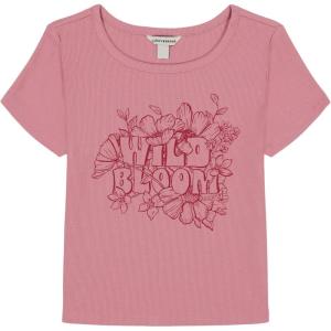 imageLucky Brand Girls Short Sleeve Babydoll TShirt Soft amp ComfortableWild Bloom