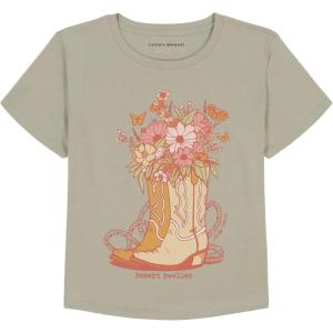 imageLucky Brand Girls Short Sleeve Graphic TShirt Tagless Cotton Tee with Fun DesignsDesert Dweller