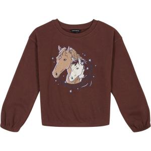 imageLucky Brand Pullover Fleece Crewneck SweatshirtDreamer Brown
