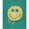 imageLucky Brand Boys Short Sleeve Graphic Crew Neck TShirt Soft Comfortable Relaxed Fit Melty Smile Bottle Green 1416