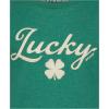 imageLucky Brand Boys Short Sleeve Graphic Crew Neck TShirt Soft Comfortable Relaxed FitFour Leaf Bottle Green