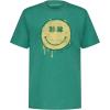 imageLucky Brand Boys Short Sleeve Graphic Crew Neck TShirt Soft Comfortable Relaxed Fit Melty Smile Bottle Green 1416