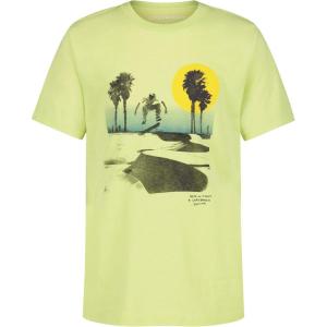 imageLucky Brand Boys Short Sleeve Graphic Crew Neck TShirt Soft Comfortable Relaxed FitSkate Free Lime Sherbert