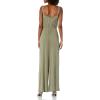 imageLucky Brand Womens Sleeveless Square Neck JumpsuitBronze Green