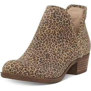 image:imageLucky Brand Womens Baley Ankle BootsLeopard brown
