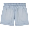 image:imageLucky Brand Girls Pullon Relaxed Fit Denim Weekend Short Paperbag Waist Porkchop PocketsIce Wash