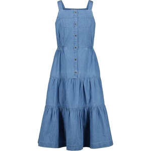 image:imageLucky Brand Girls Sleeveless Light Weight Denim Midi DressRobin Wash