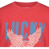 image:imageLucky Brand Boys Short Sleeve Graphic Crew Neck TShirt Soft Comfortable Relaxed FitEagle Rock Red Heather