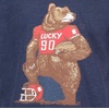 image:imageLucky Brand Boys Short Sleeve Graphic Crew Neck TShirt Soft Comfortable Relaxed FitFootball Bear Dark Denim Heather