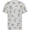 image:imageLucky Brand Boys Short Sleeve Graphic Crew Neck TShirt Soft Comfortable Relaxed FitSurfer Bear Egret