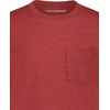 image:imageLucky Brand Boys Short Sleeve Slub Pocket Crew Neck TShirt Soft Comfortable Relaxed FitPunch Heather