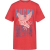 image:imageLucky Brand Boys Short Sleeve Graphic Crew Neck TShirt Soft Comfortable Relaxed FitEagle Rock Red Heather