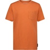image:imageLucky Brand Boys Short Sleeve Slub Pocket Crew Neck TShirt Soft Comfortable Relaxed FitRust Heather