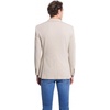 image:imageLucky Brand Mens Heather Knit Sport Coat Slim Fit Plaid Pattern 2 Button Notch CollarTan