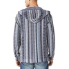image:imageLucky Brand Mens Loop Terry Vertical Stripe Baja HoodieMulti