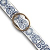 image:imageLucky Brand Womens Embroidered Leather Belt  Stylish  Classic  WesternInspired  American Heritage  Jean  PantEmbroidered  CreamBlue