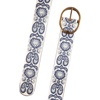 image:imageLucky Brand Womens Embroidered Leather Belt  Stylish  Classic  WesternInspired  American Heritage  Jean  PantEmbroidered  CreamBlue