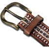 image:imageLucky Brand Womens Embroidered Leather Belt  Stylish  Classic  WesternInspired  American Heritage  Jean  PantEmbroidered  Laced  Brown