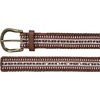 image:imageLucky Brand Womens Embroidered Leather Belt  Stylish  Classic  WesternInspired  American Heritage  Jean  PantEmbroidered  Laced  Brown