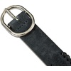 image:imageLucky Brand Womens Embroidered Leather Belt  Stylish  Classic  WesternInspired  American Heritage  Jean  PantSuede Laced  Navy