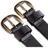 image:imageLucky Brand Womens Studded Leather Belt  Stylish  Classic  Modern  Jeans  Pants  Skirt  DressDouble Buckle  Black