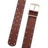 image:imageLucky Brand Womens Studded Leather Belt  Stylish  Classic  Modern  Jeans  Pants  Skirt  DressWide Leather Studded  Brown